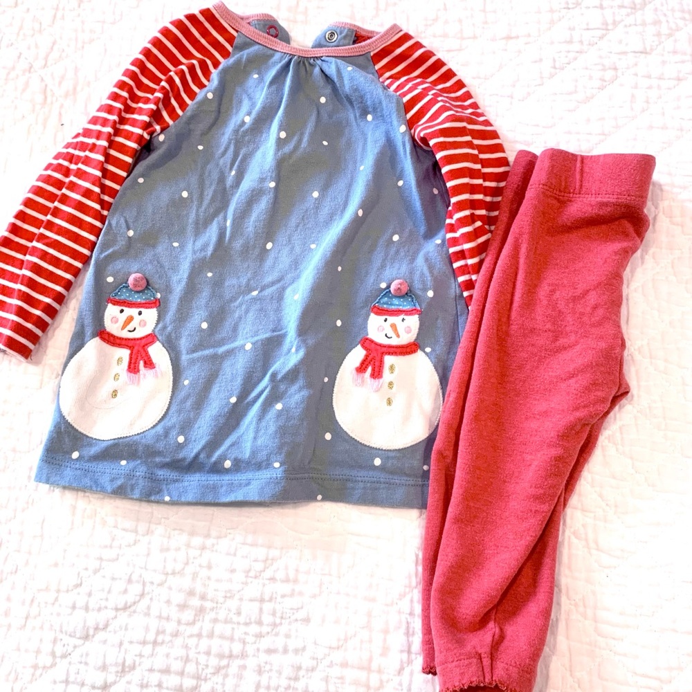 Boden Playset 6-12 mo Snowman